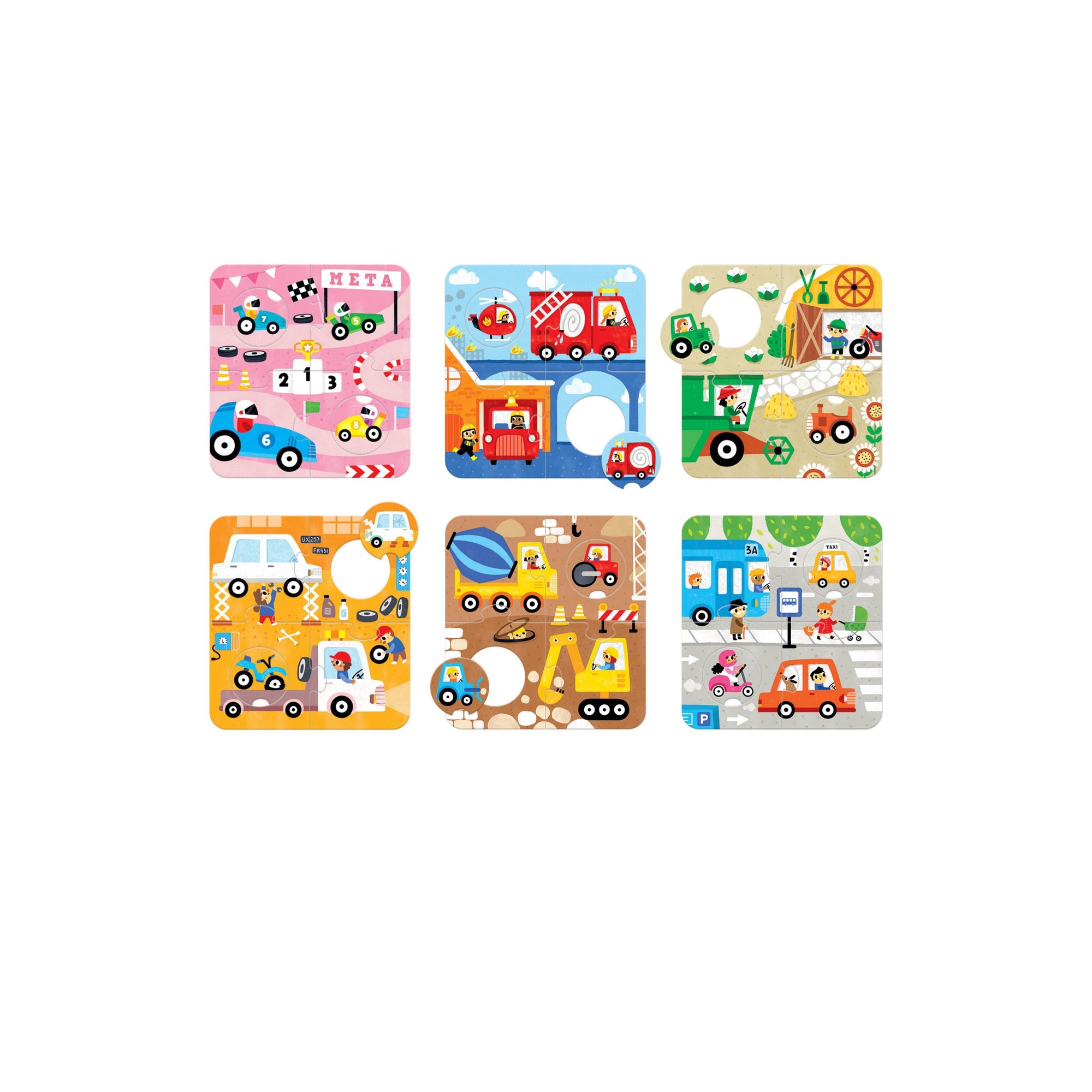 Match the Vehicles Toddler Puzzles