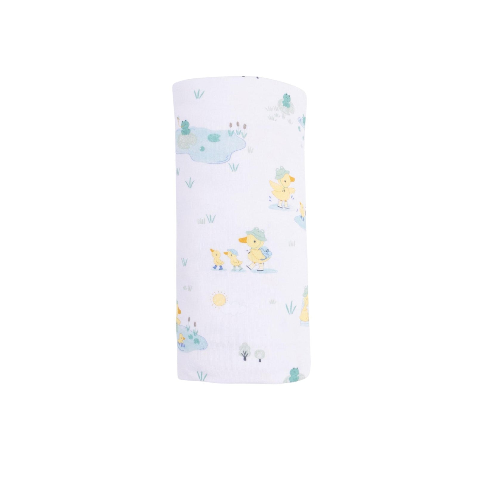 Frog & Duck Pond Bamboo Swaddle