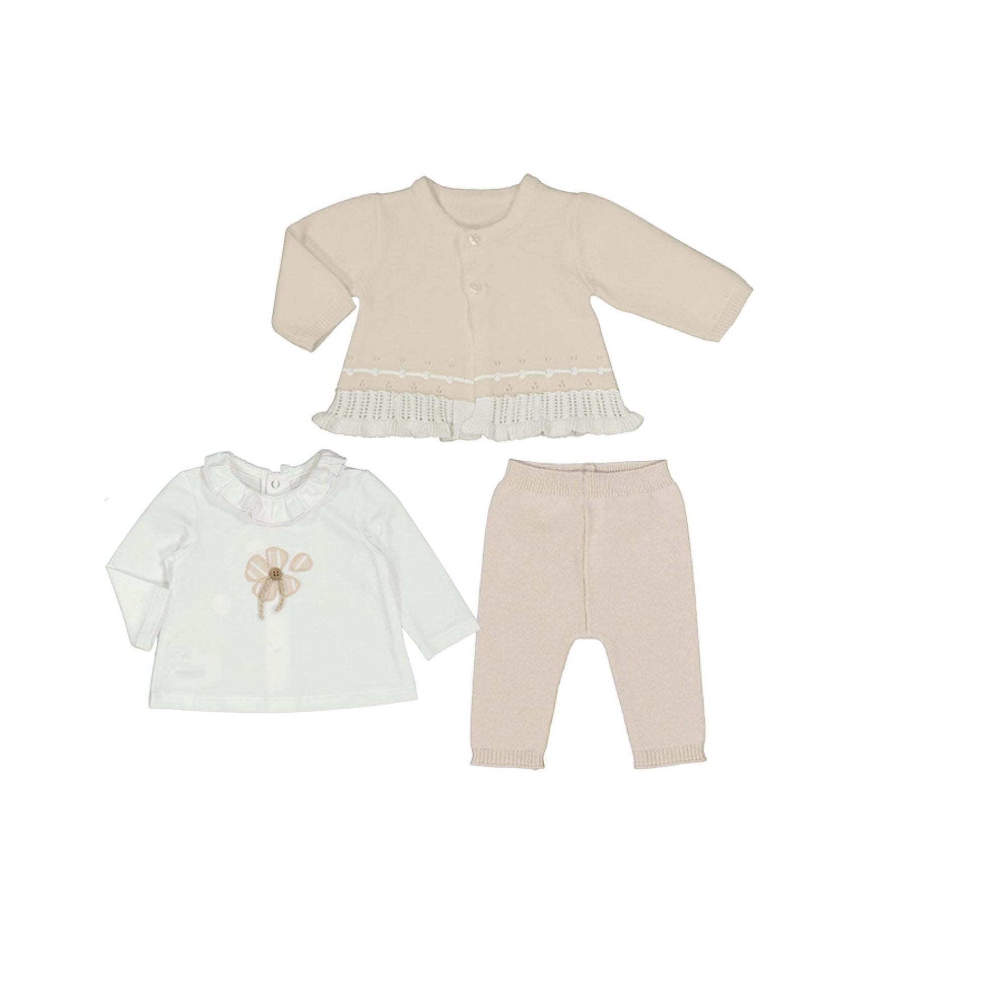 Baby Girl 3-Piece Knit Set