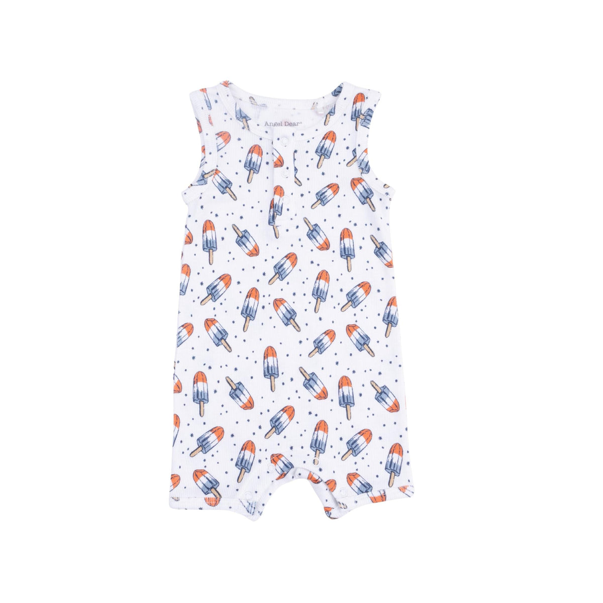 Baby Boy Astro Pop Henley Shortie Romper