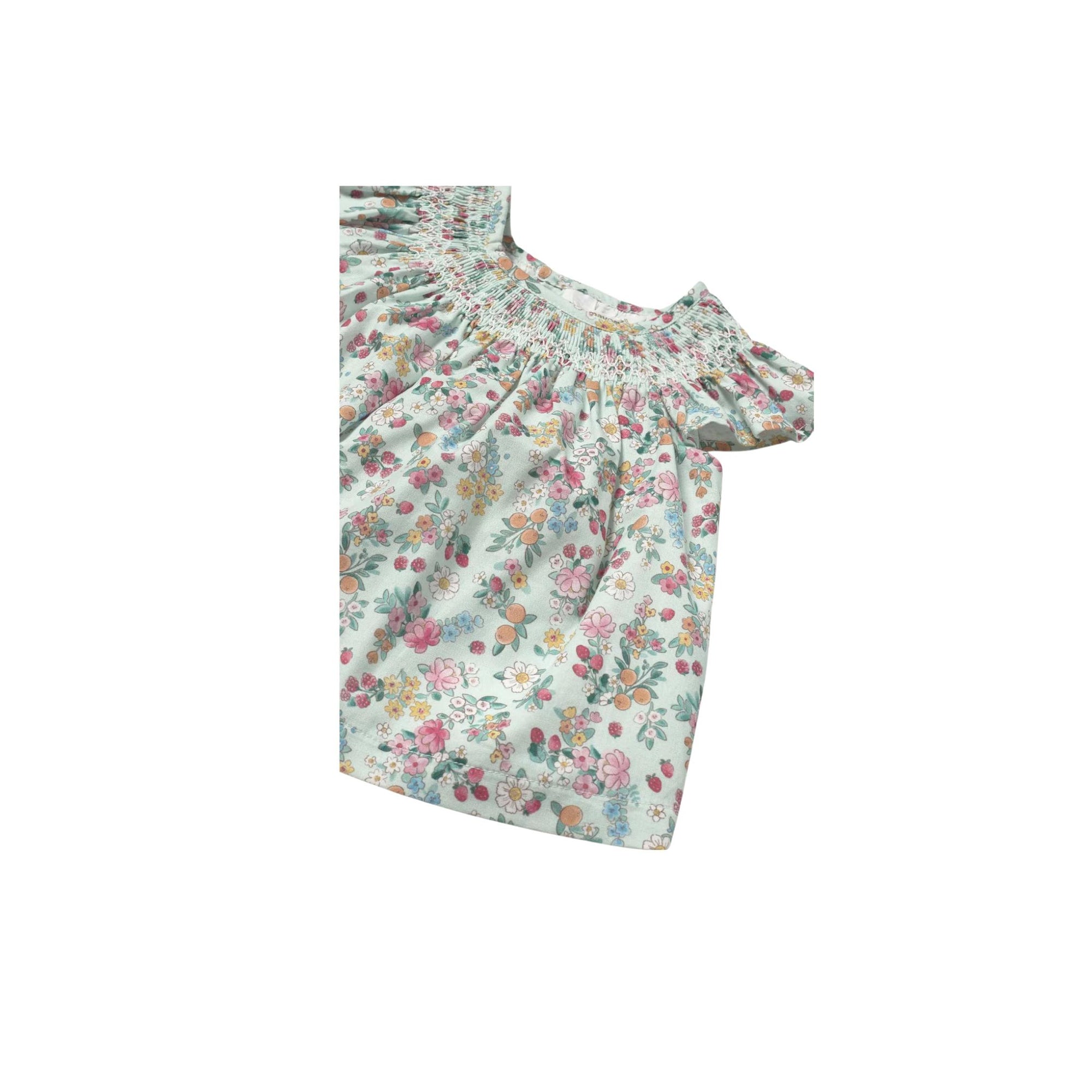 Sweet Florals Smocked Dress & Bloomers