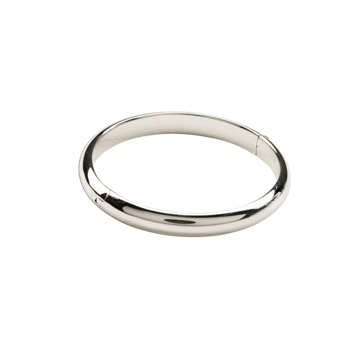 Classic Silver Bangle Bracelet