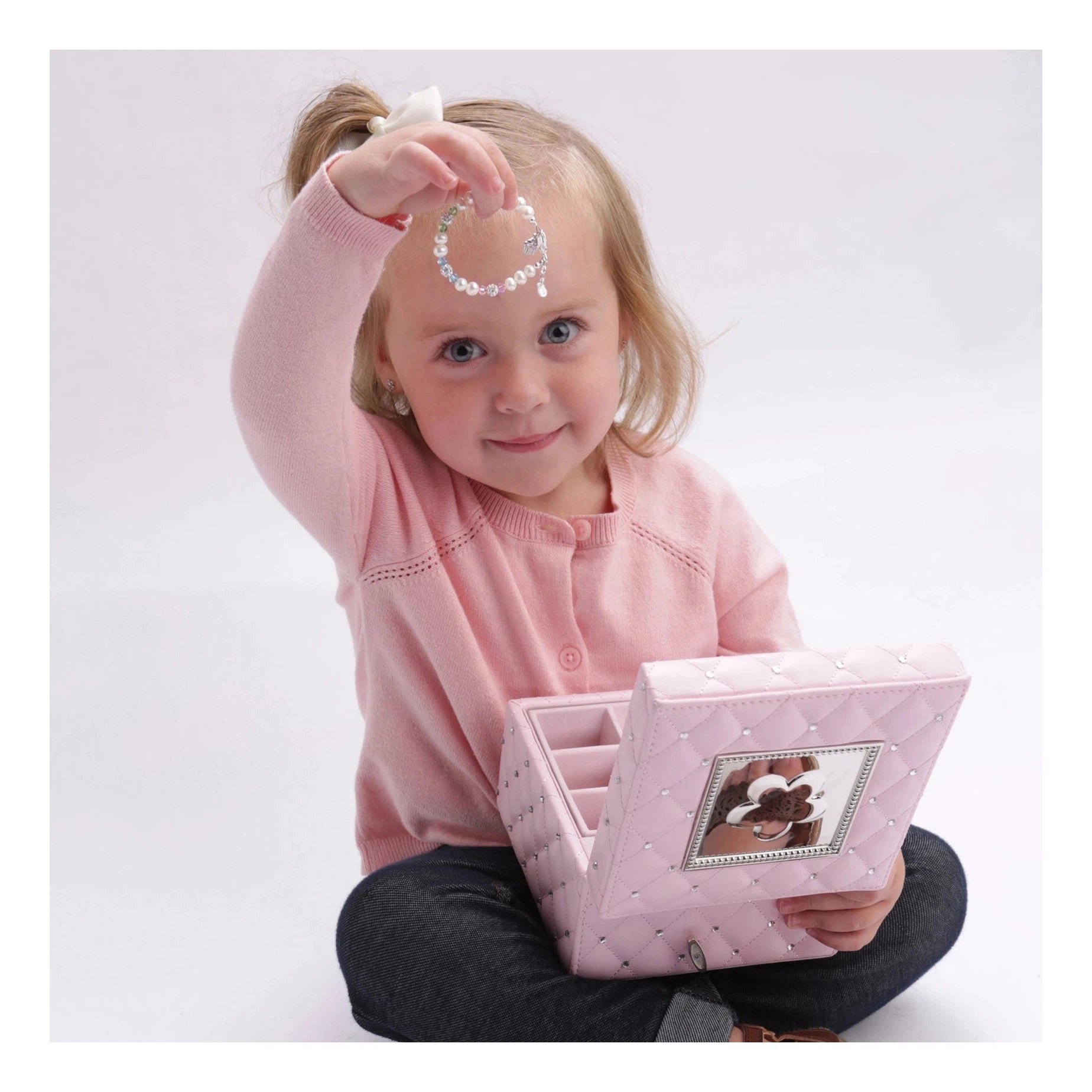 Pink Musical Jewelry Box & Heart Necklace
