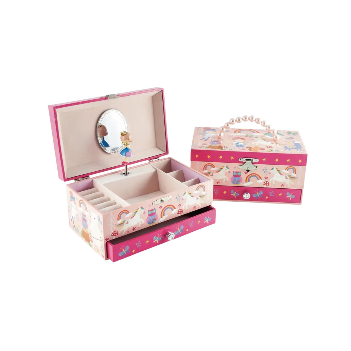Rainbow Wooden Jewelry Box