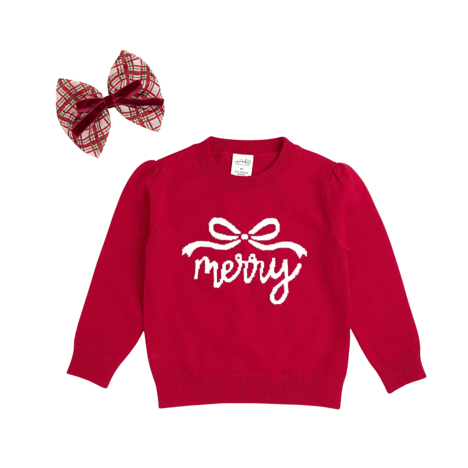 Merry Bow Christmas Sweater