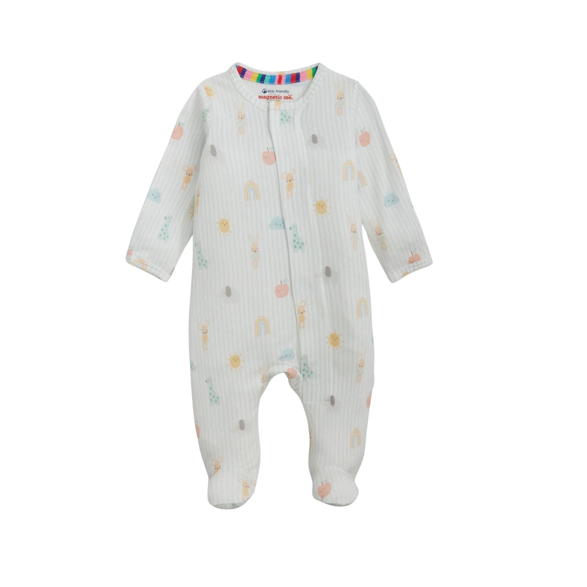 Lullaby Sky Blue Magnetic Closure Footie