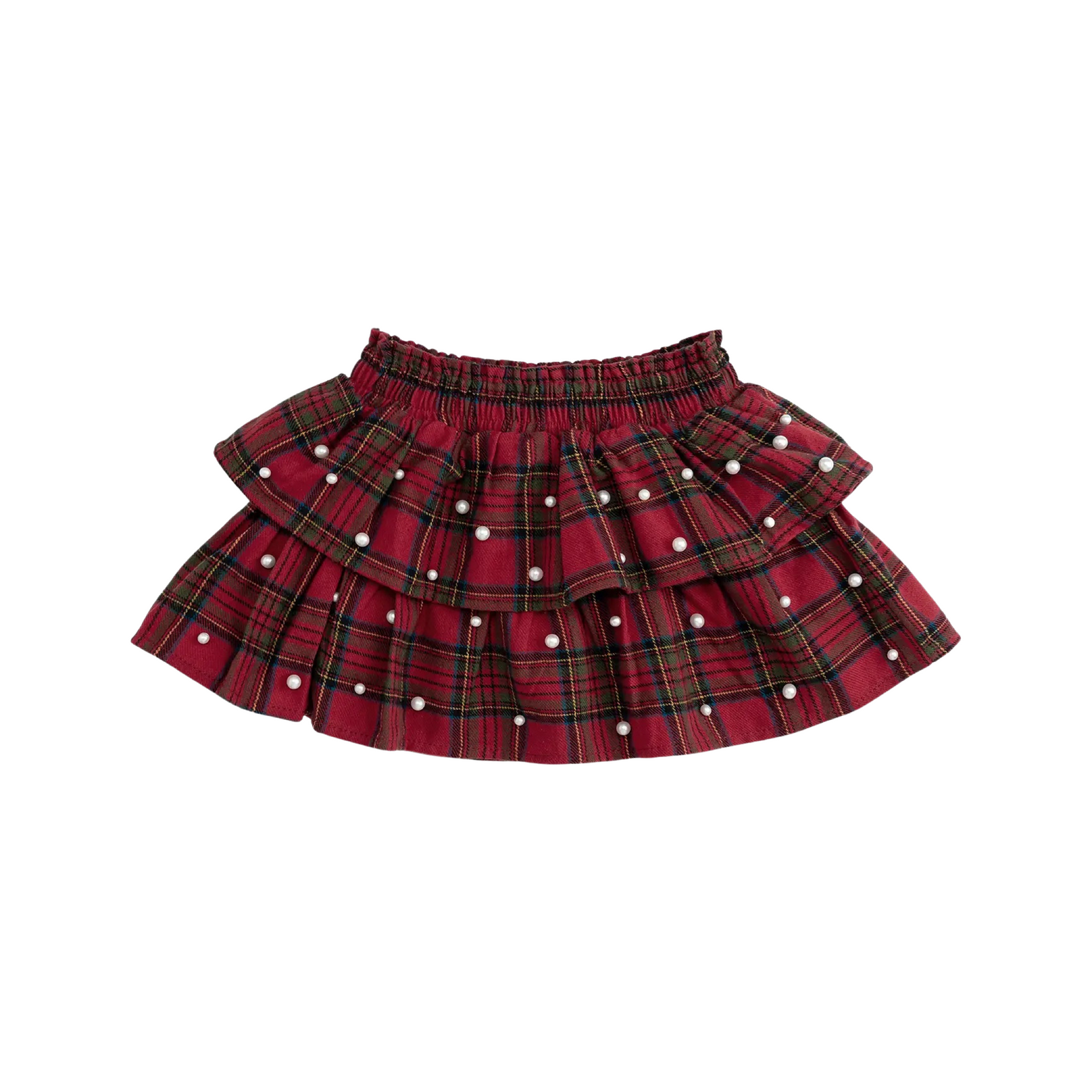 Christmas Tartan Pearl Skirt
