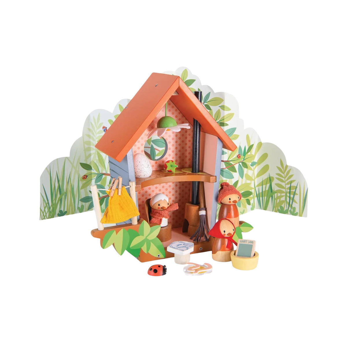 Wooden Robin’s Nest Box Play Set