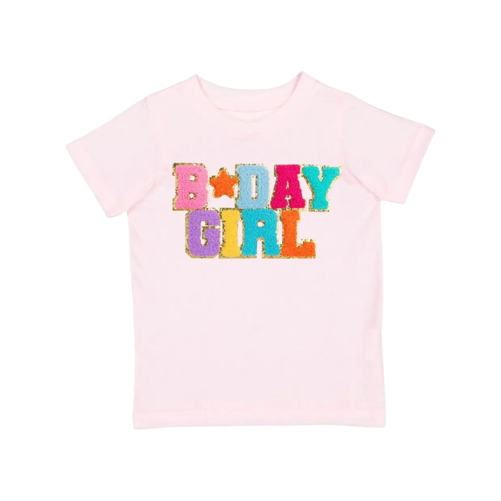 Birthday Girl Patch Short Sleeve T-Shirt