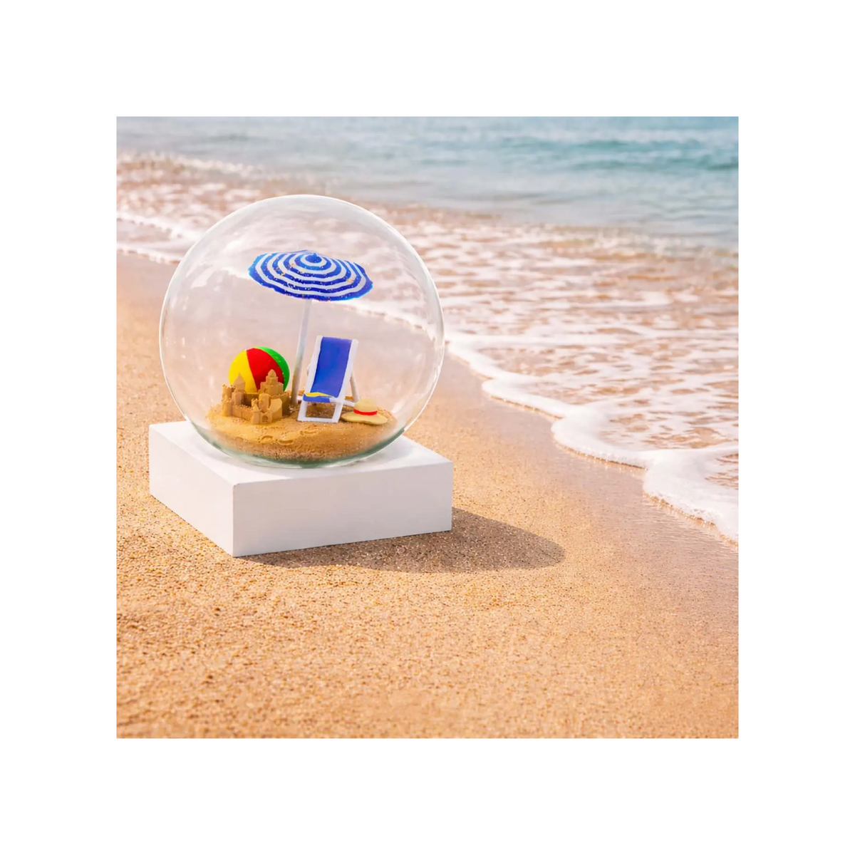 Beach Snow Globe