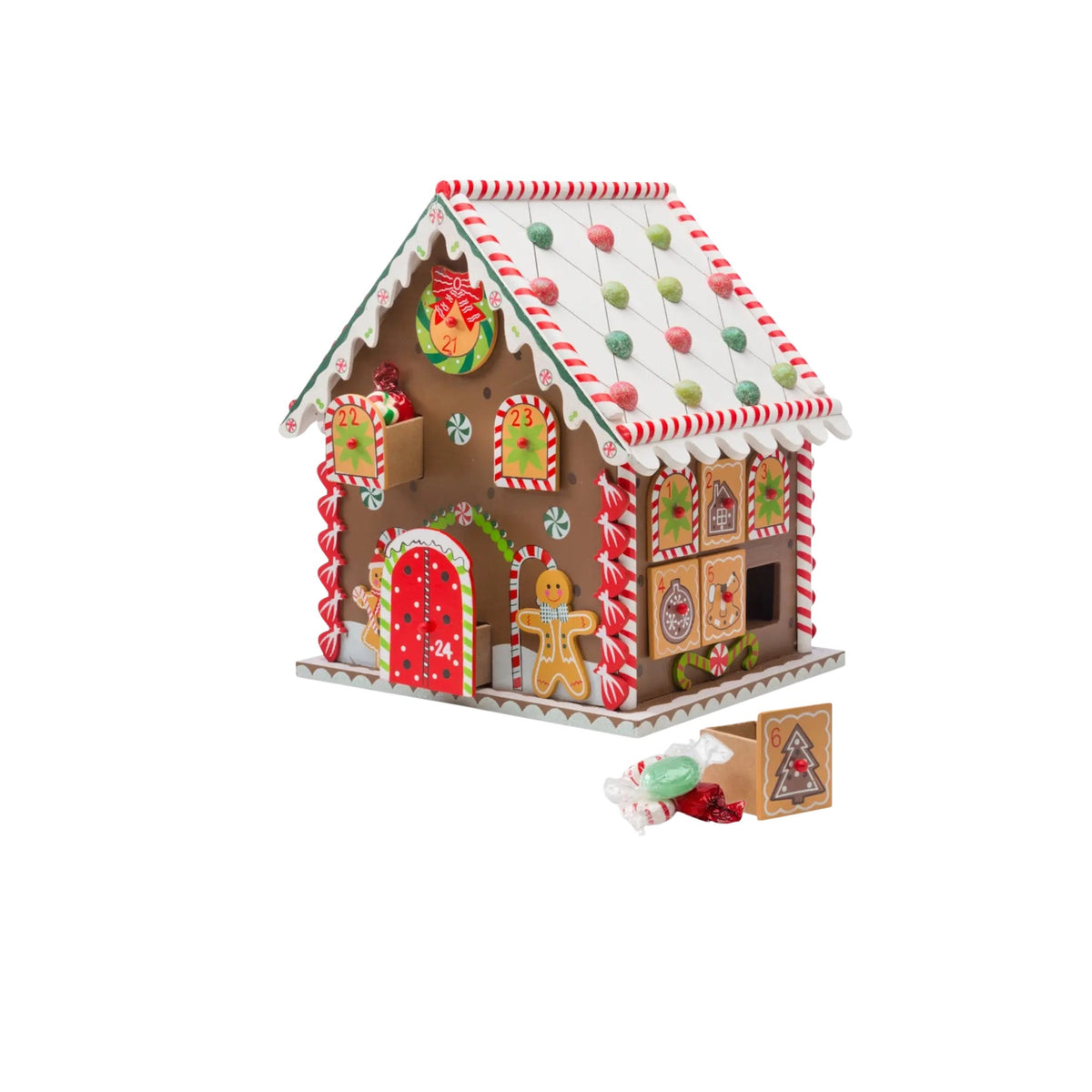 Wooden Gingerbread Advent House