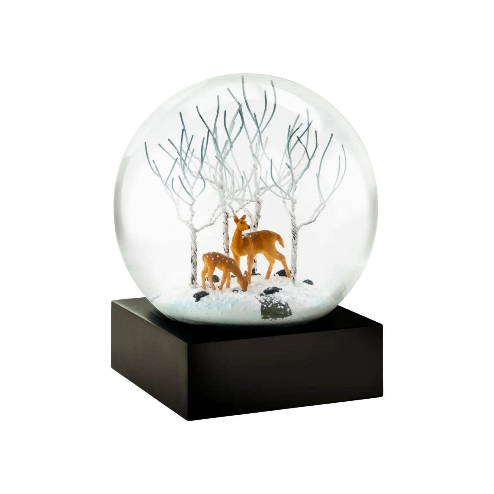 Deer In Woods Snow Globe