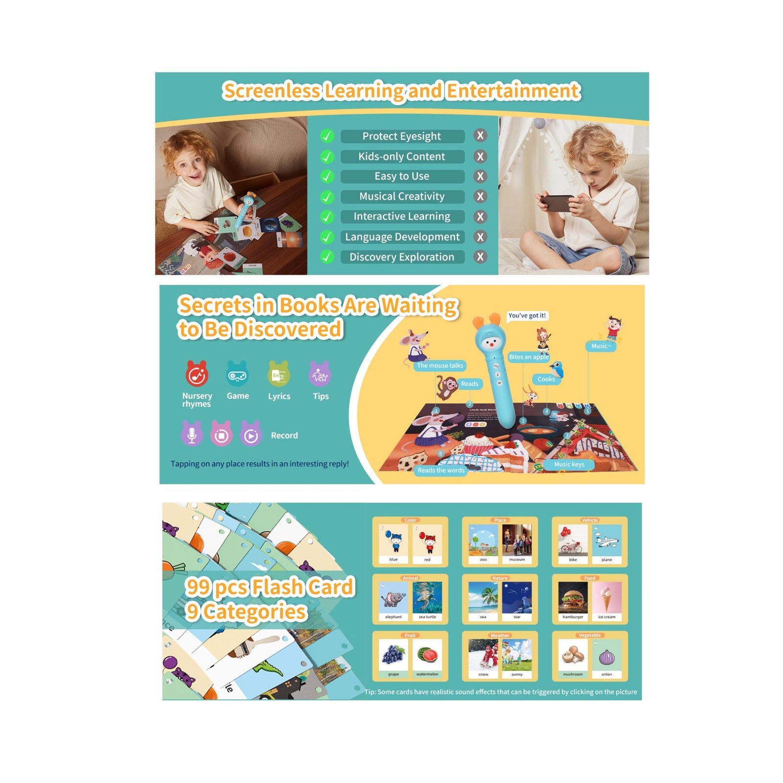 Touch & Talk Pen For Early Learning