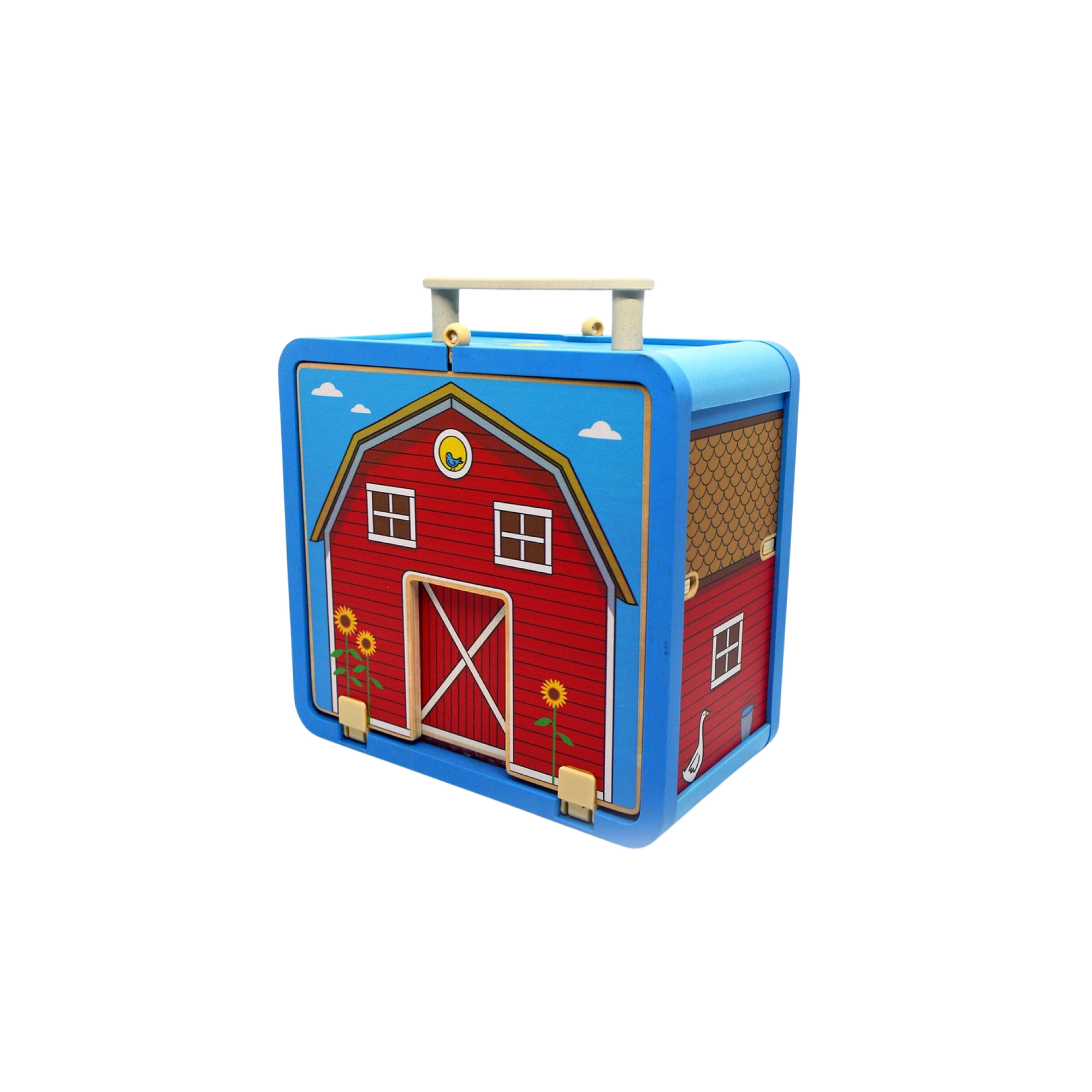 Barnyard Suitcase Wooden Playset