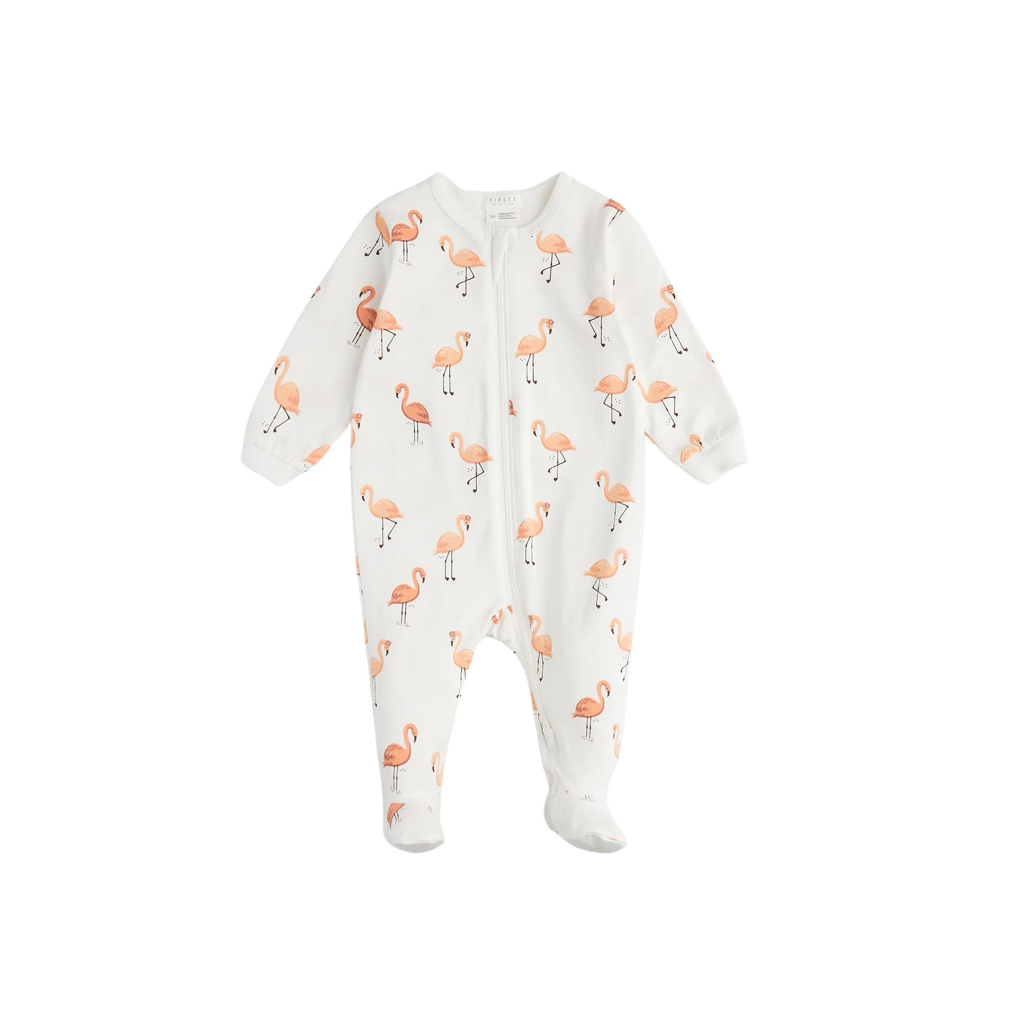 Flamingo Print Footie