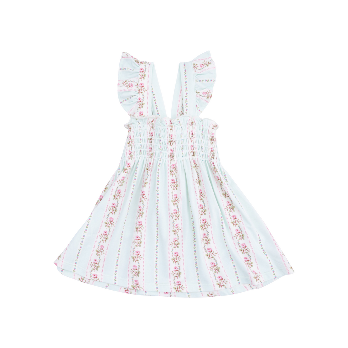 Antoinette Stripe Smocked Top With Bloomer