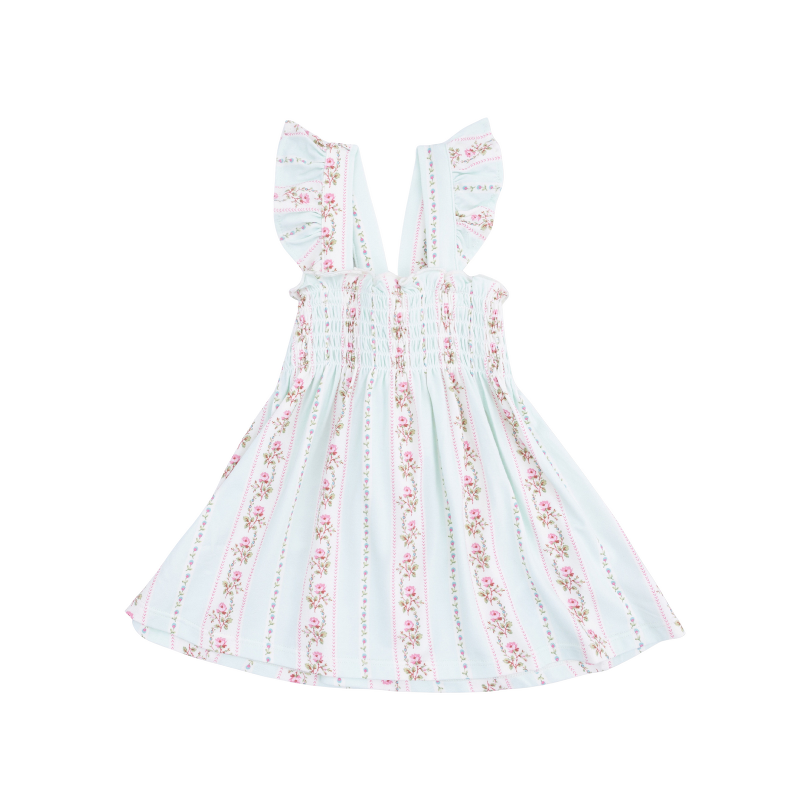 Antoinette Stripe Smocked Top With Bloomer