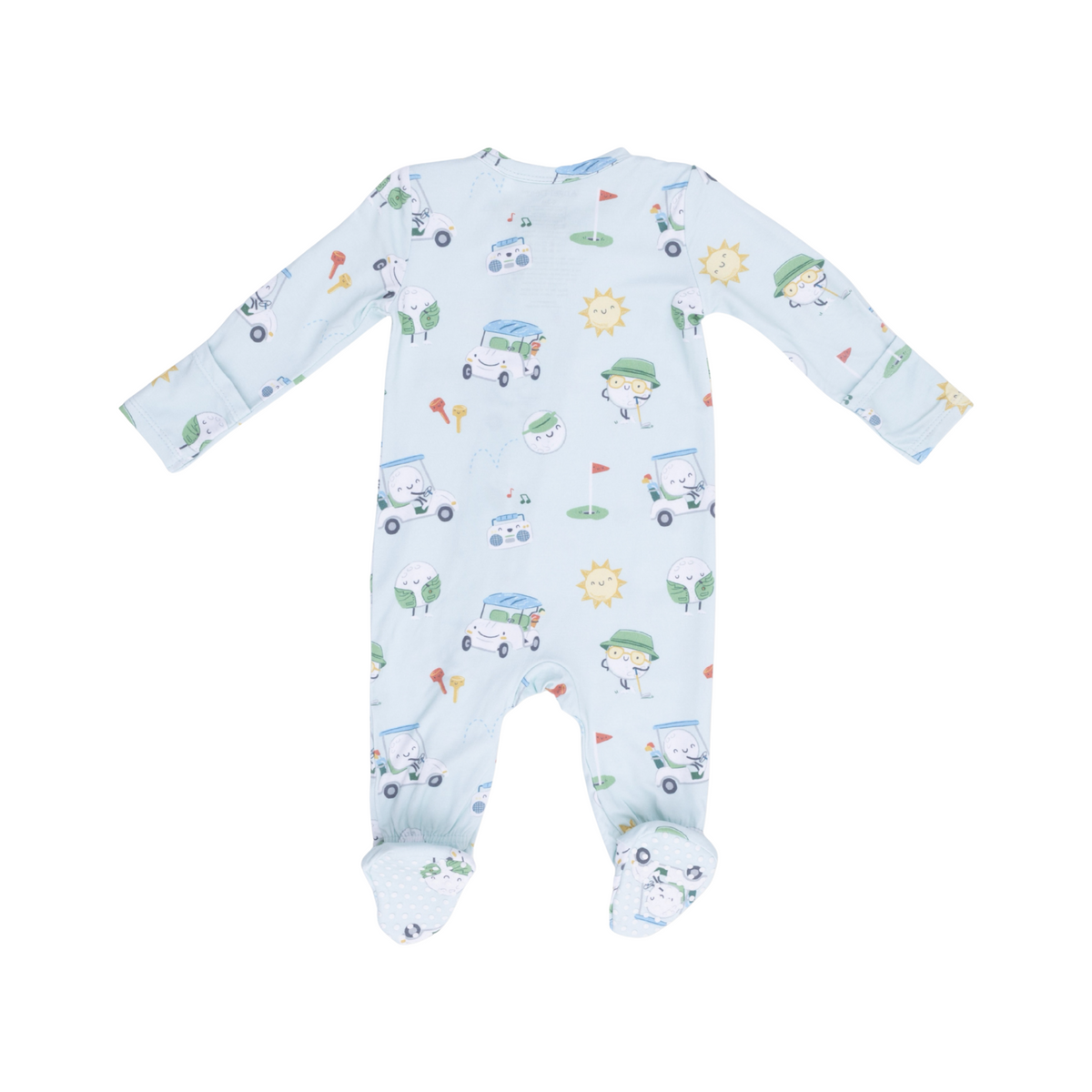 Golf Pros Blue 2-Way Zipper Footie