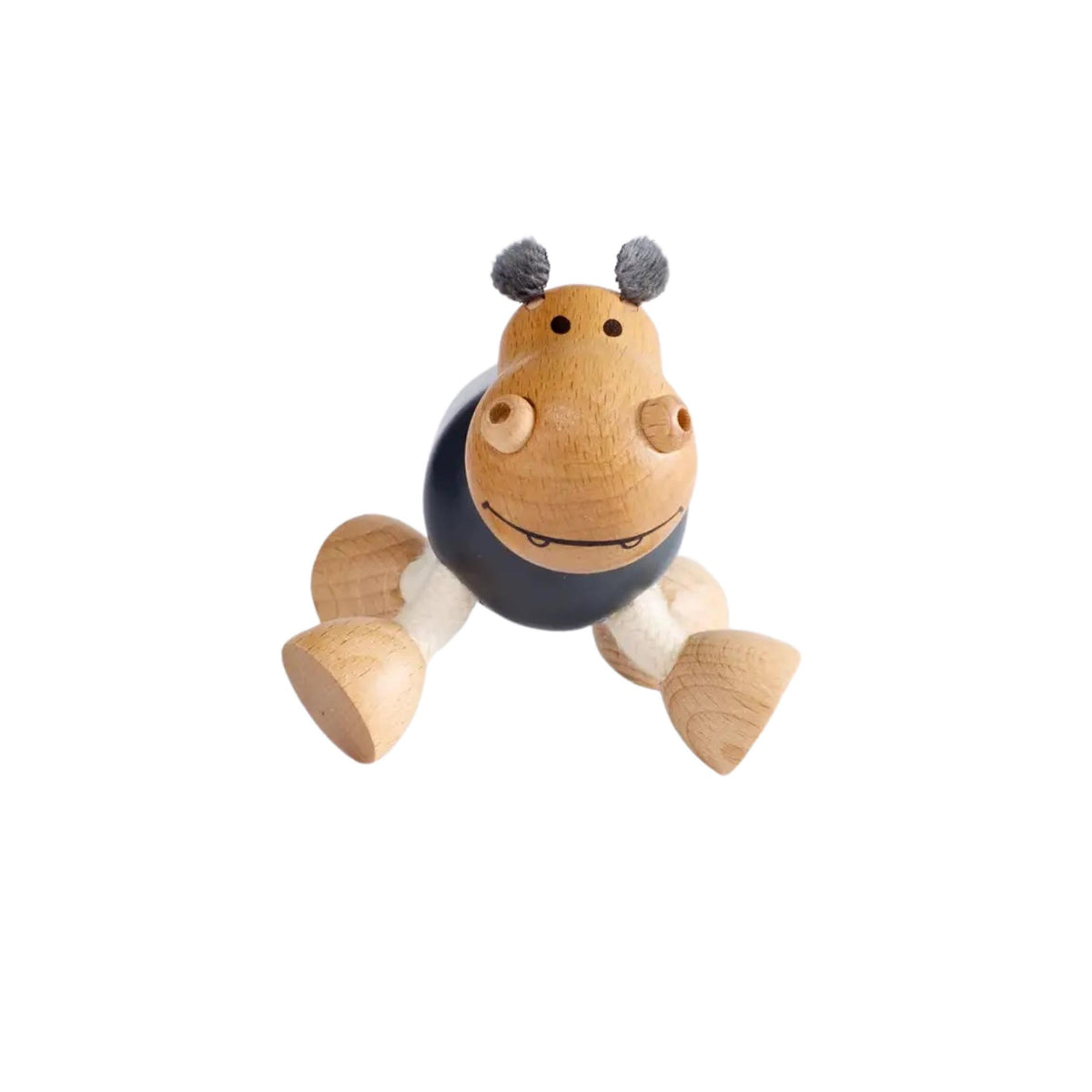 Wooden Hippo Toy