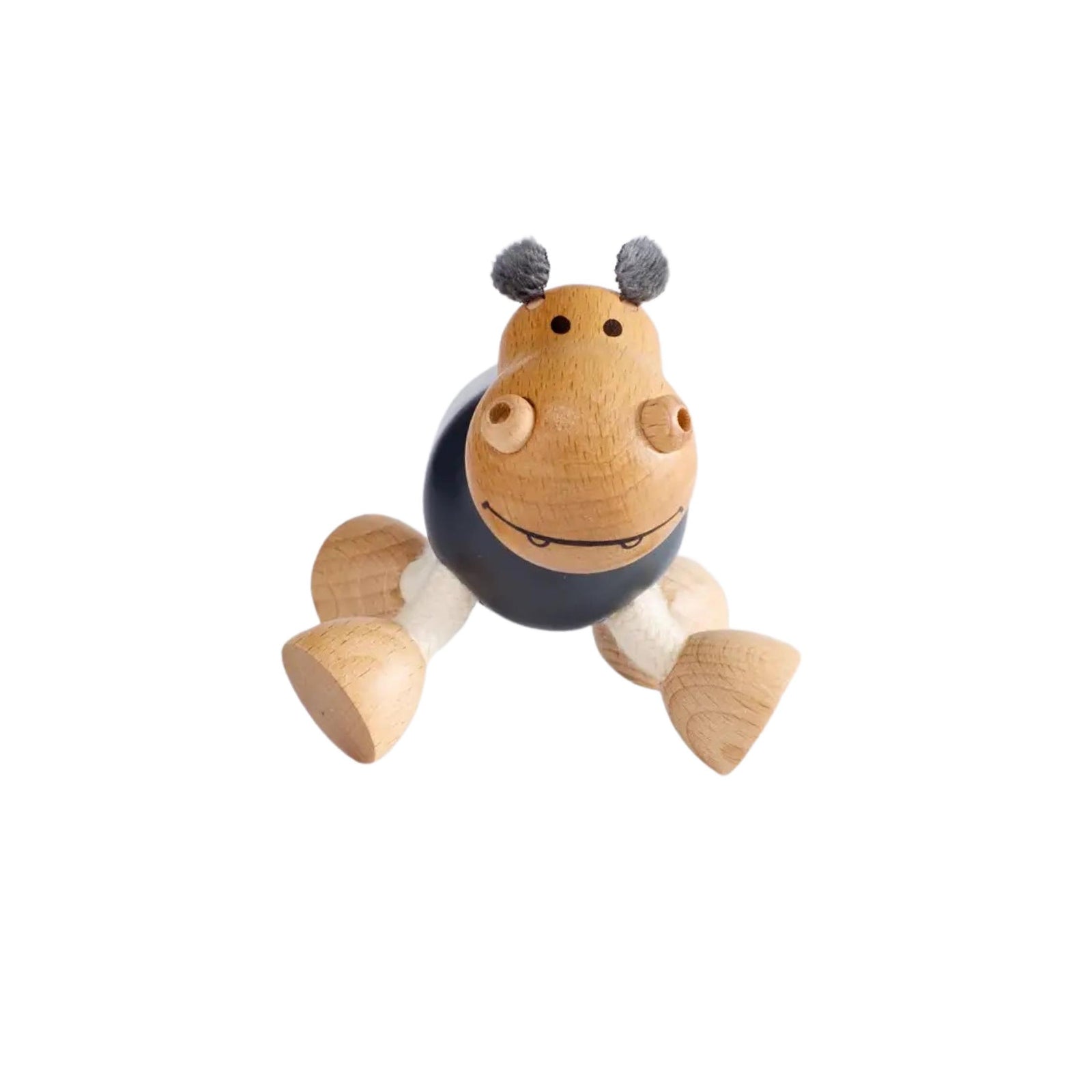 Wooden Hippo Toy