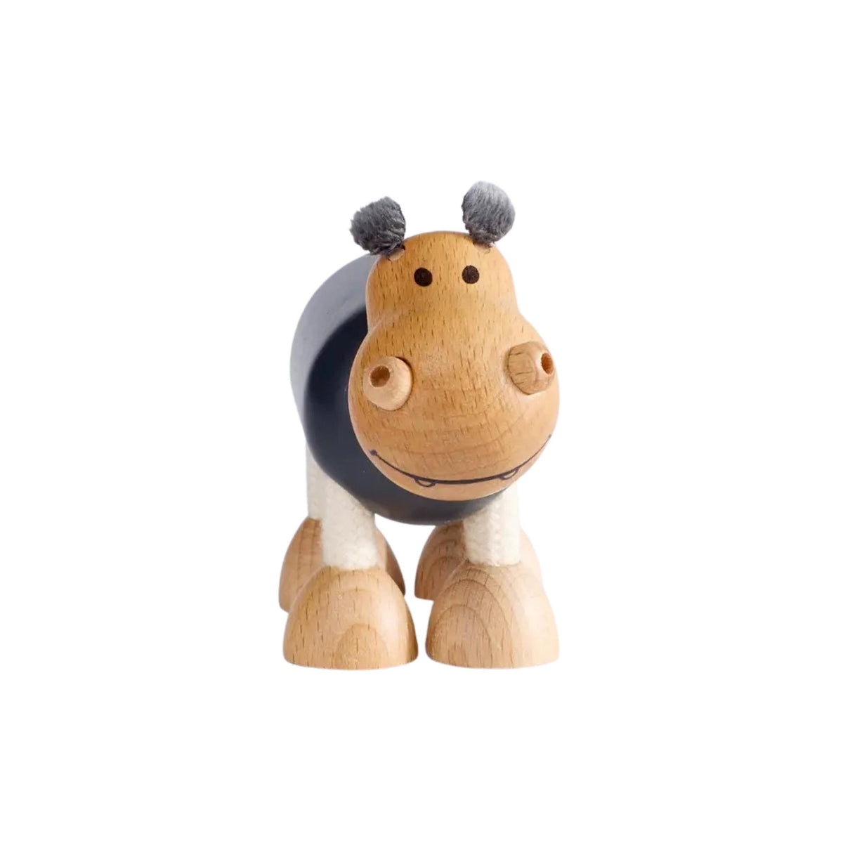 Wooden Hippo Toy