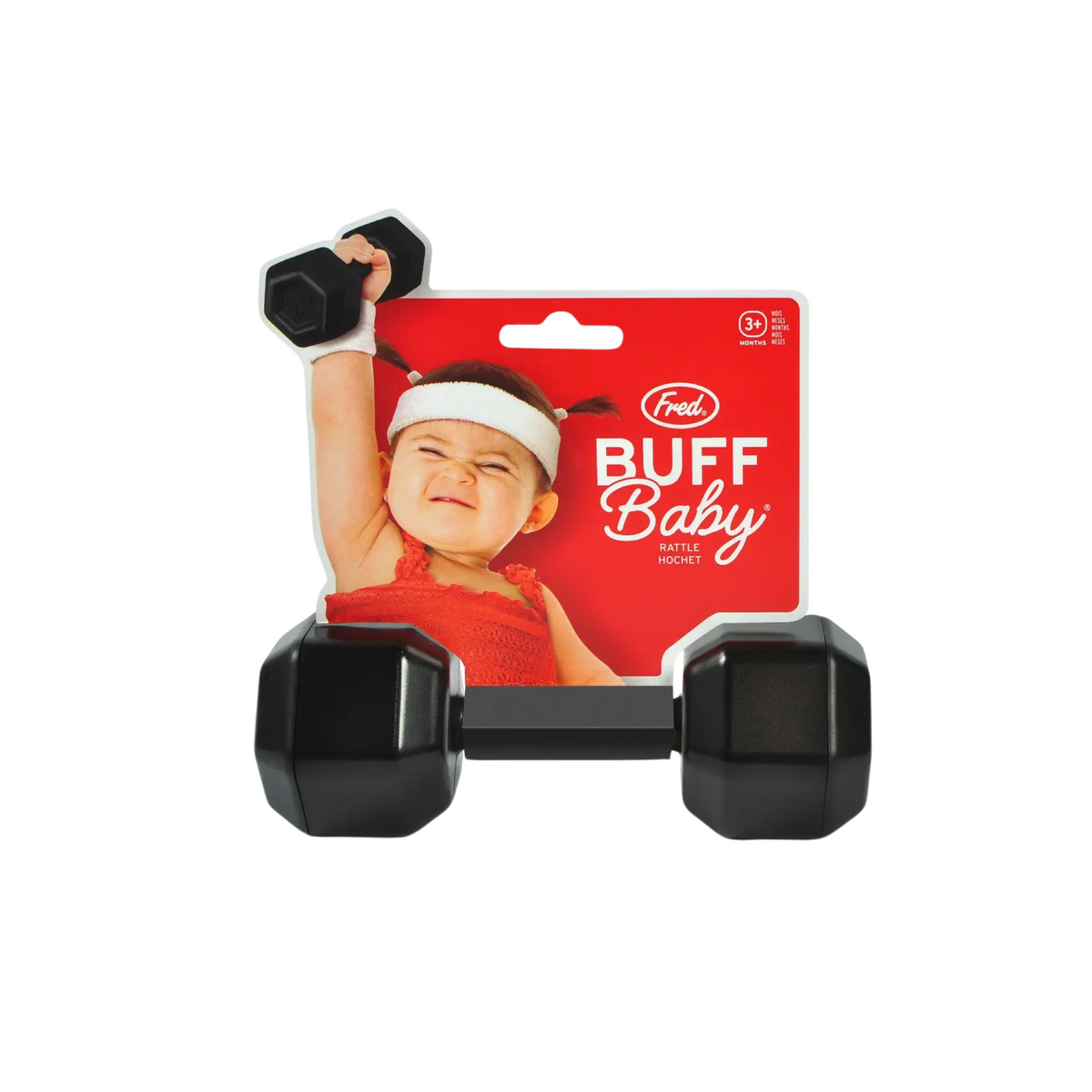 Buff Baby Dumbbell Rattle