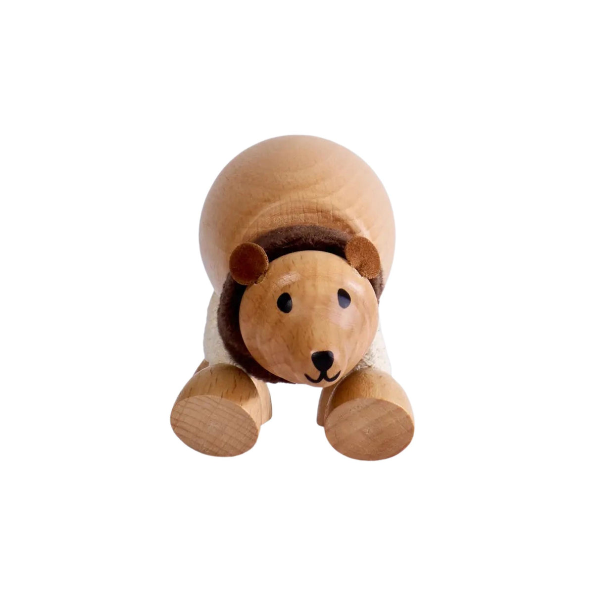 Wooden Brown Bear Toy