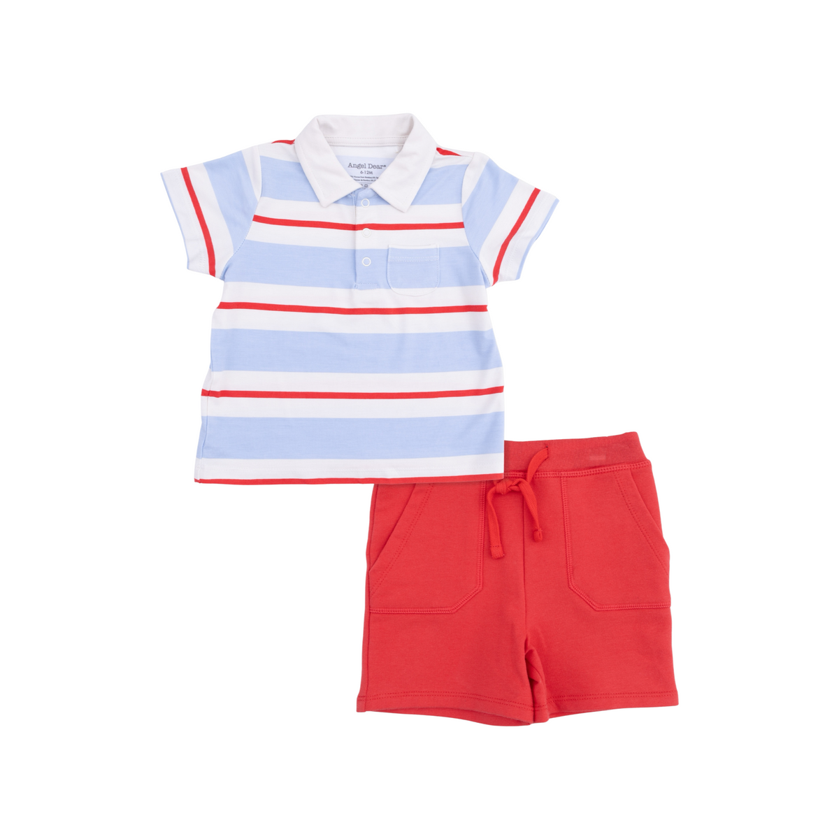 Preppy Rugby Polo W/Everyday Shorts