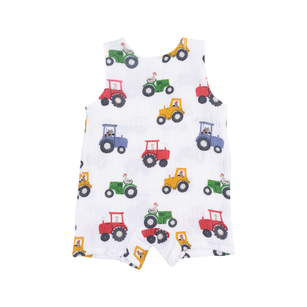 Tractor Friends Sleeveless Jon Jon Romper