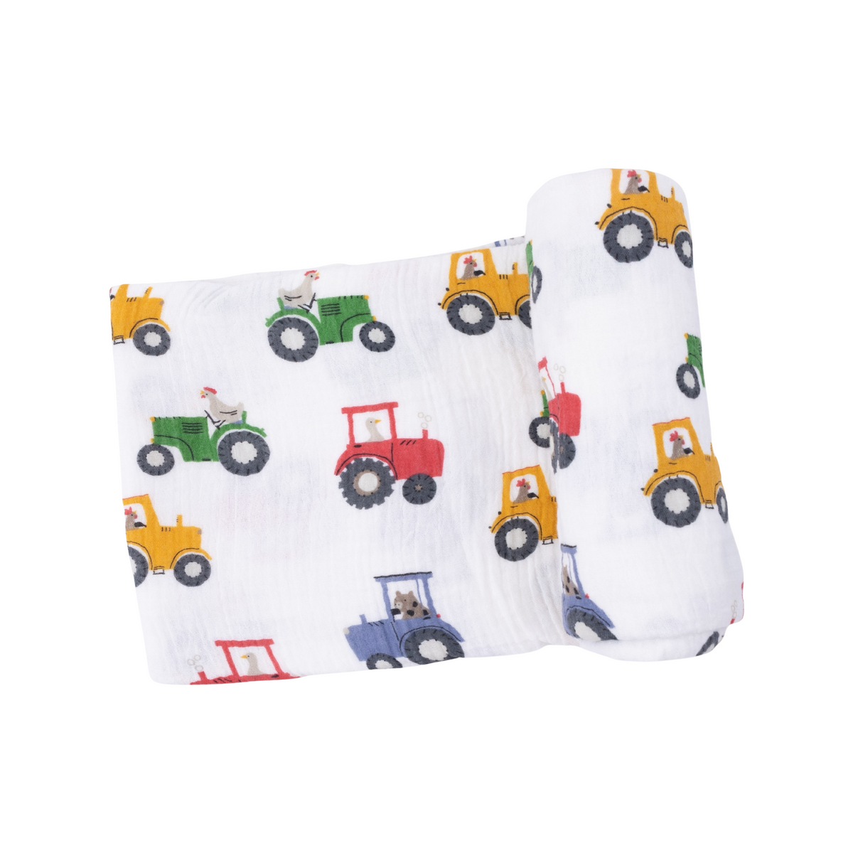 Tractor Friends Swaddle Blanket