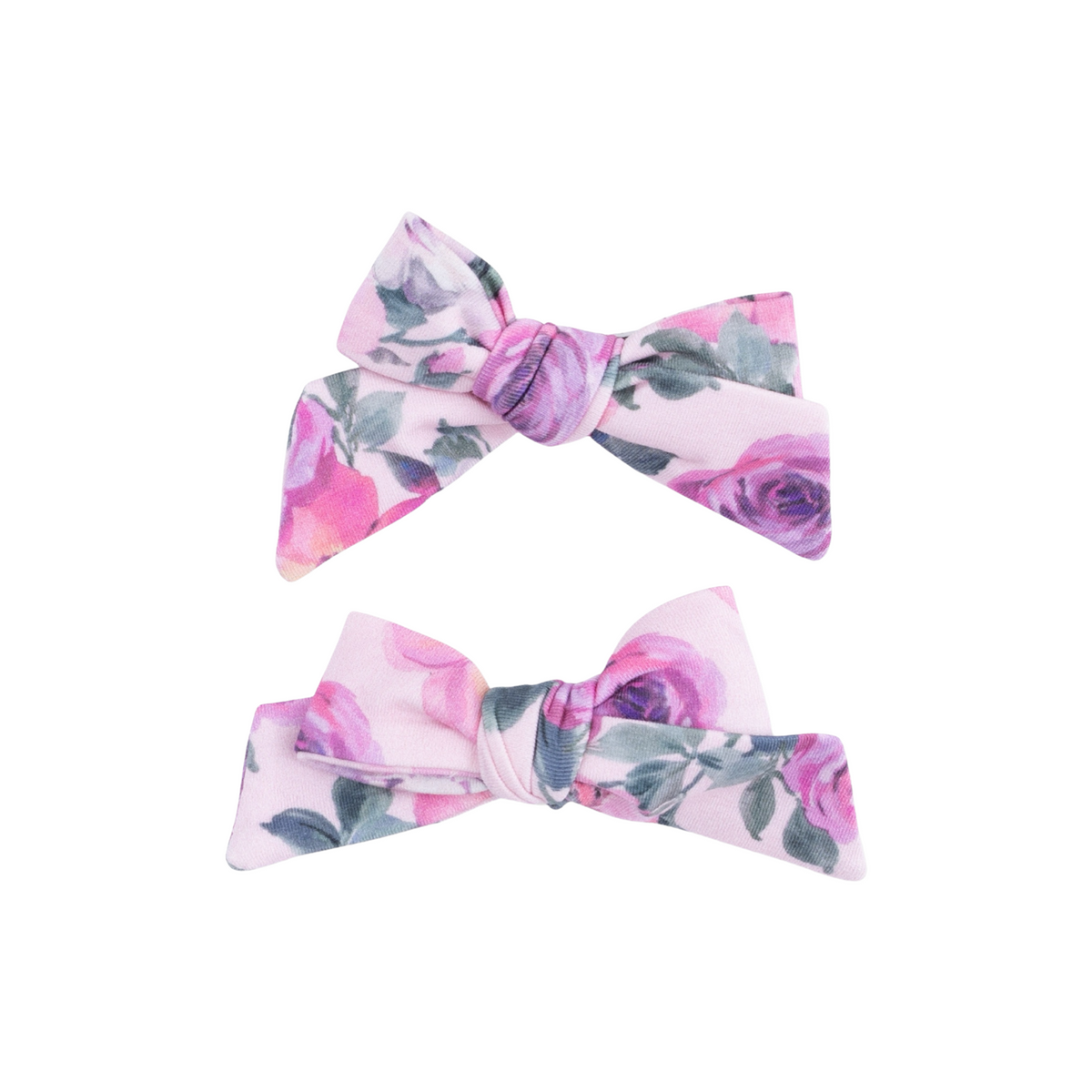 Rose Abundance 2Pk Bow Clips