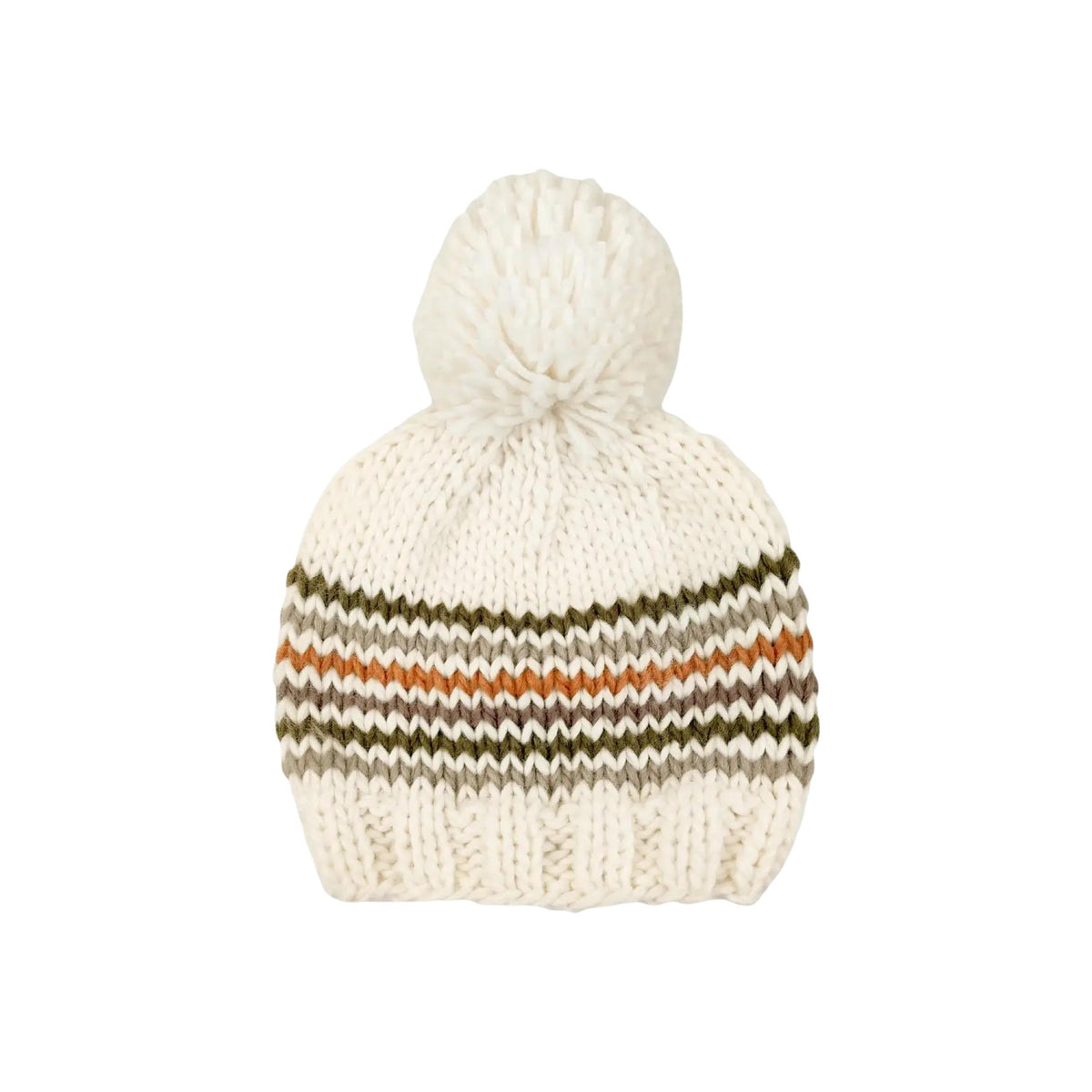 Woodland Stripe Hand Knit Hat