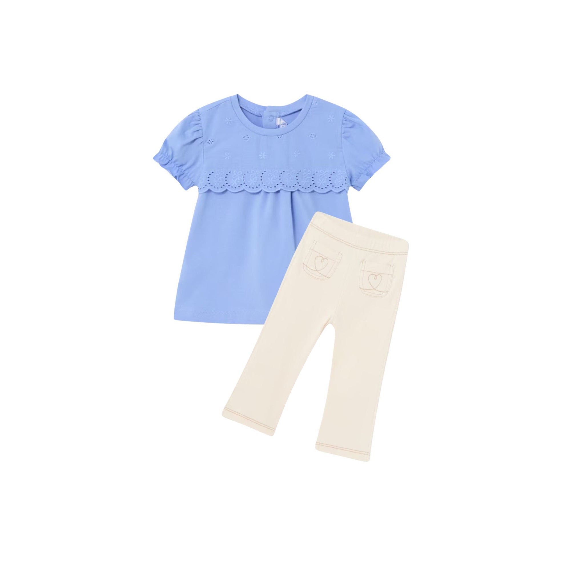 Baby Ivory Flare Pants