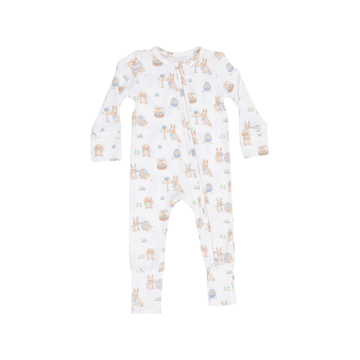 Easter Egg Hunt Convertible Romper Neutral