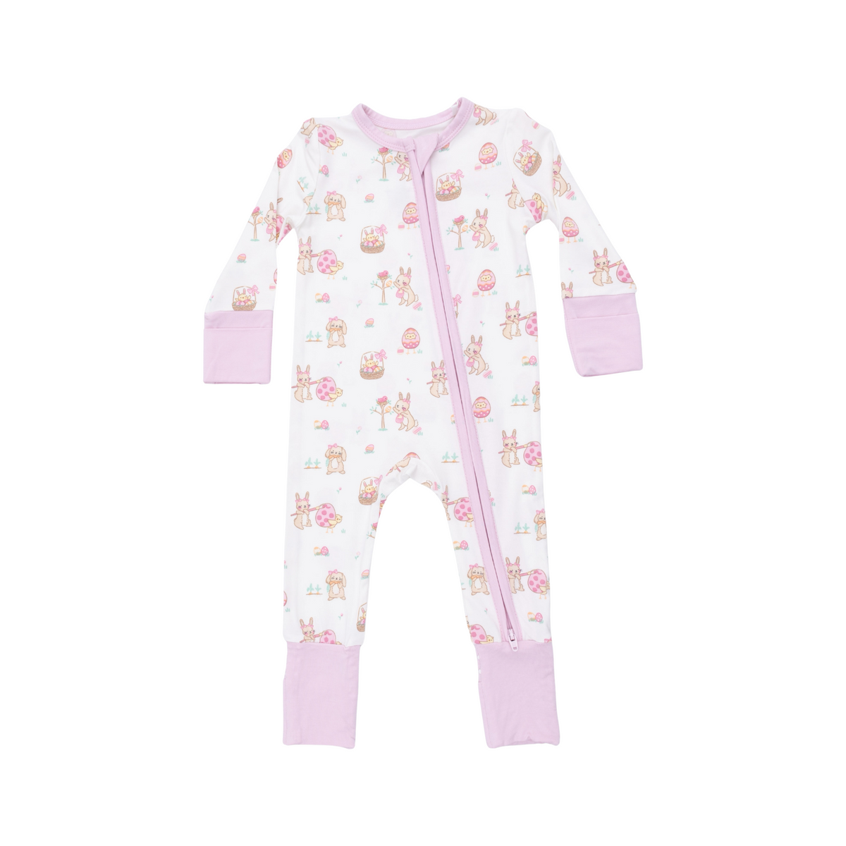 Easter Egg Hunt Pink Convertible Romper