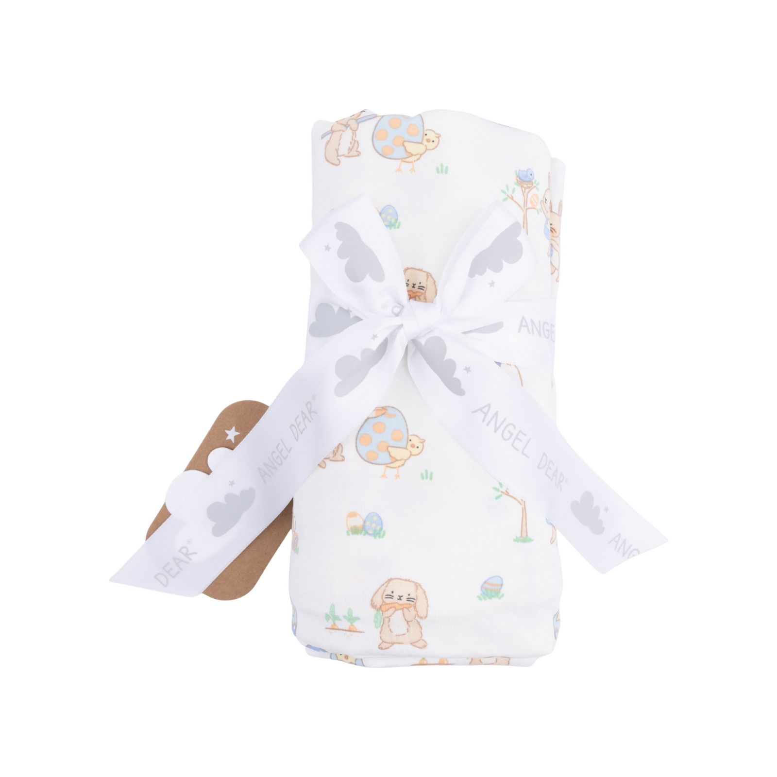 Easter Egg Hunt Neutral Swaddle Blanket