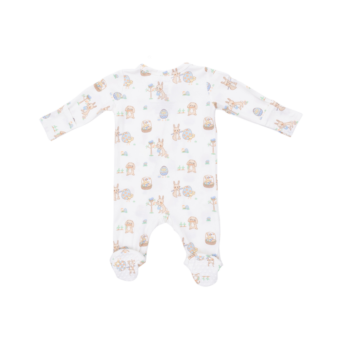 Easter Egg Hunt 2-Way Zipper Footie Neutral