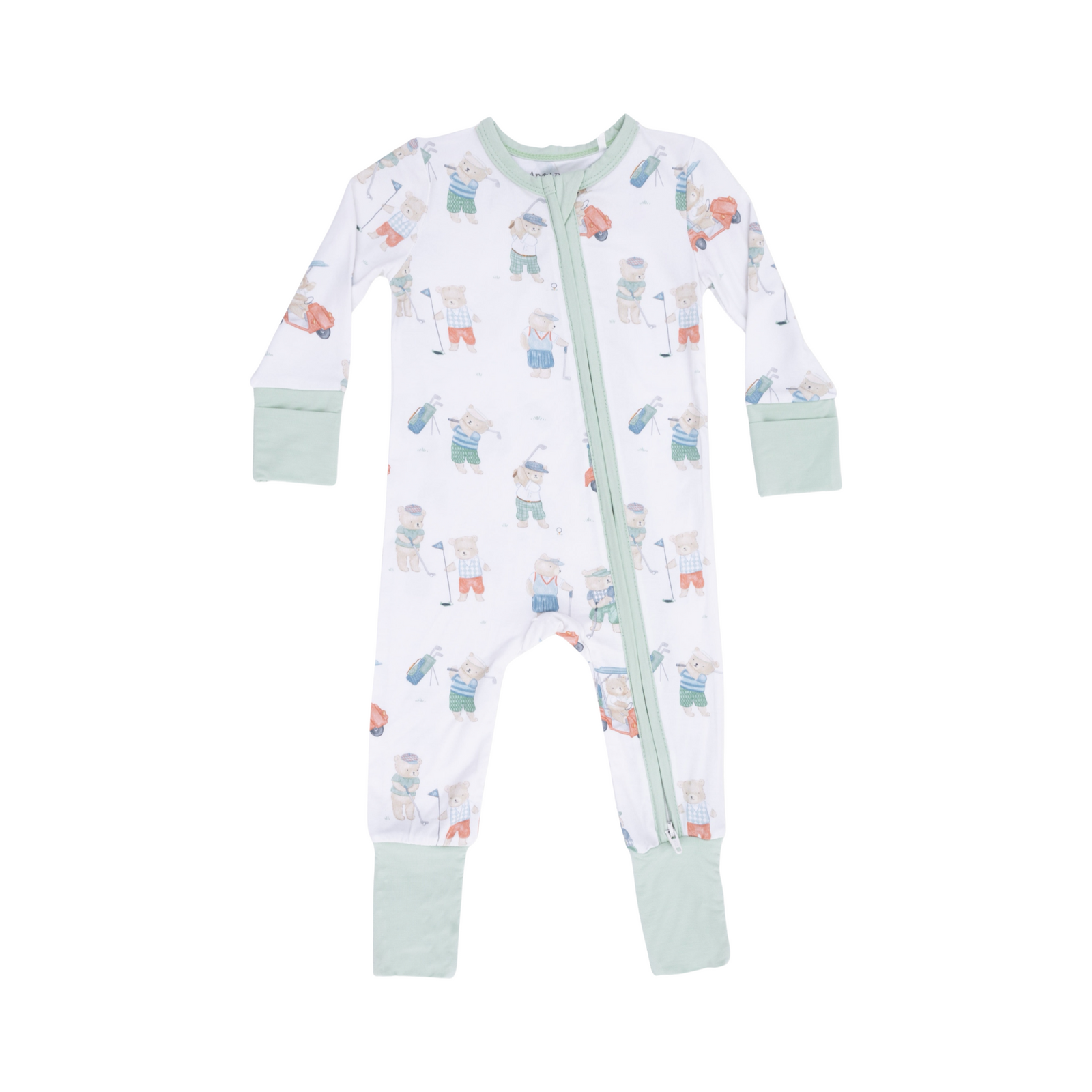 Golfing Teddy Bears Convertible Romper