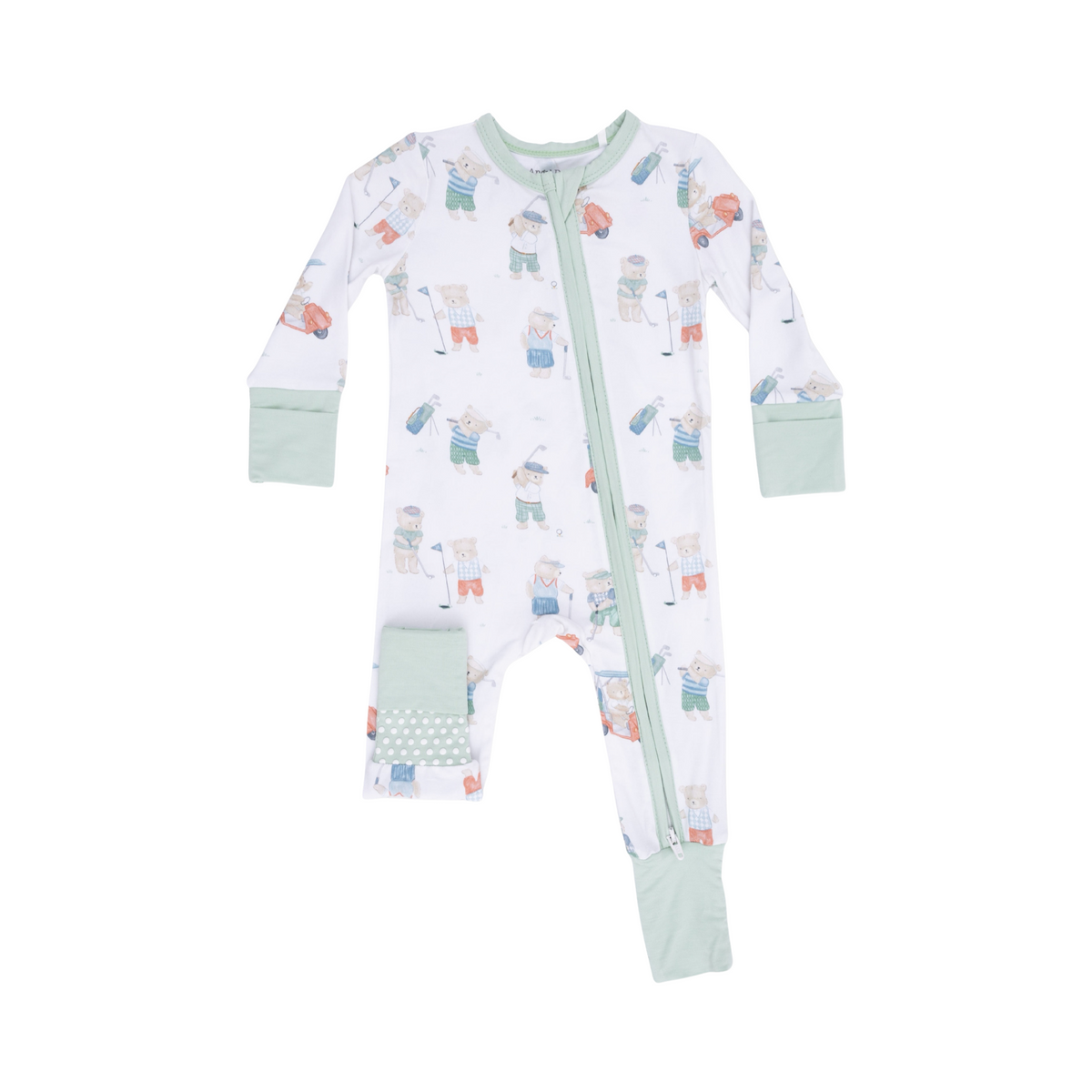 Golfing Teddy Bears Convertible Romper