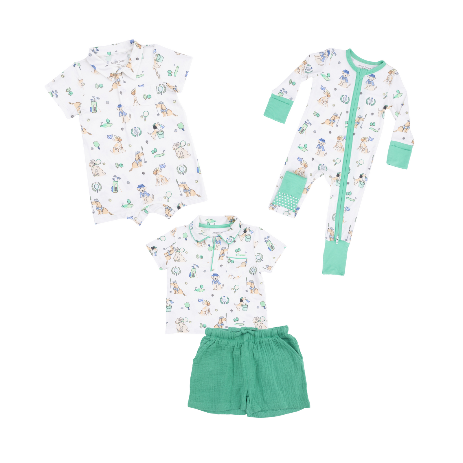 Country Club Dogs Neutral Polo & Casual Short