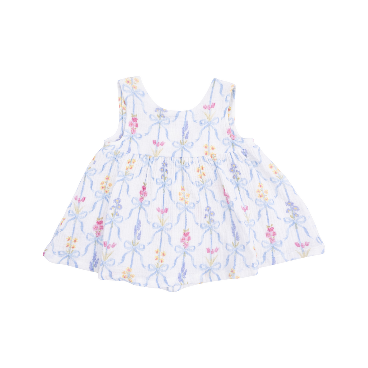 Ribbon Bouquet Dress With Bow & Bloomers