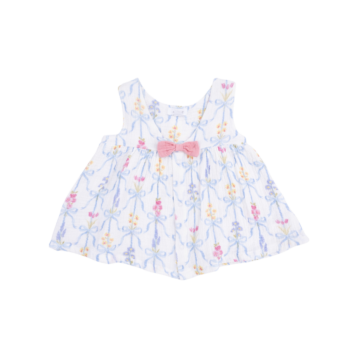 Ribbon Bouquet Dress With Bow & Bloomers