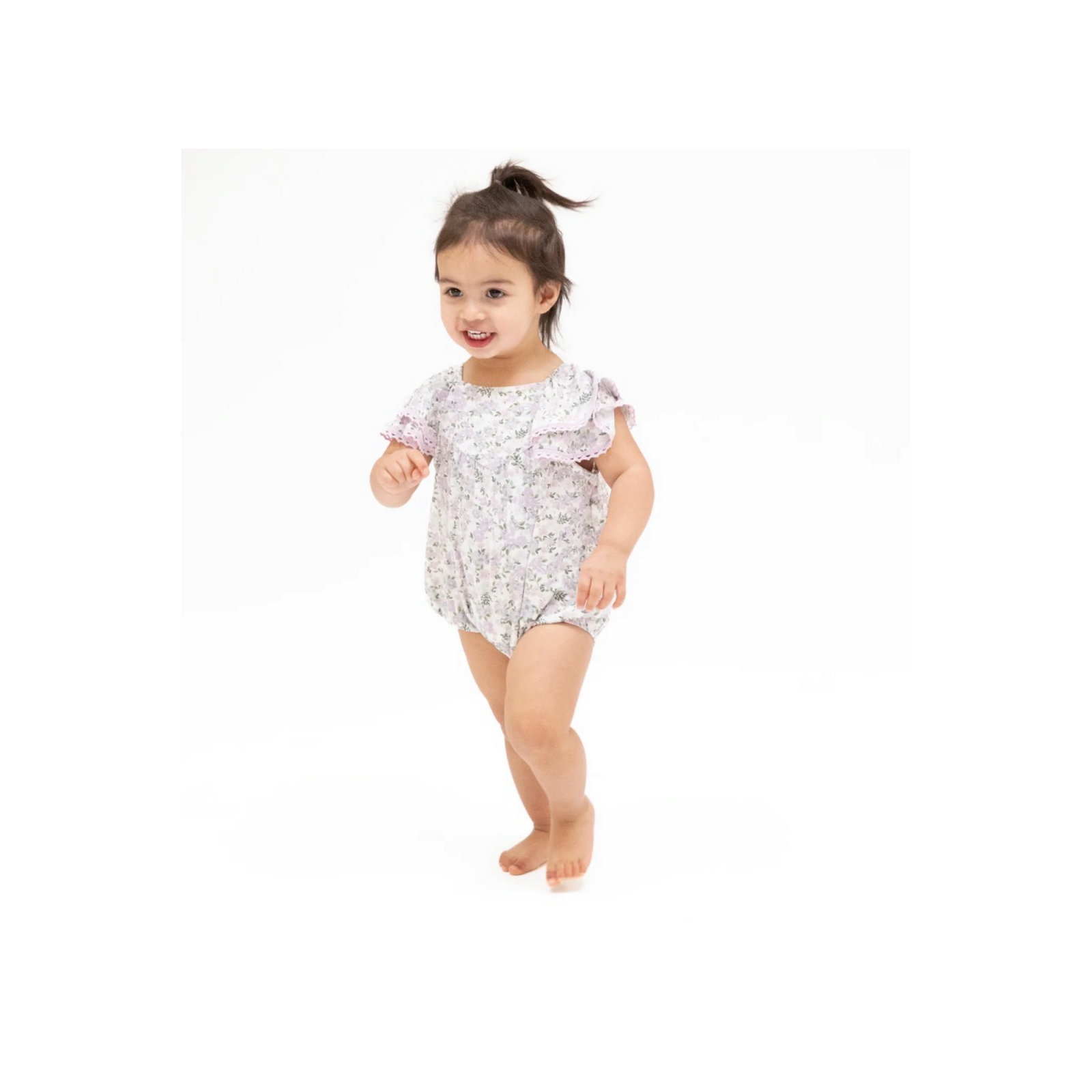 Shannon Floral V-Neck Bubble Romper