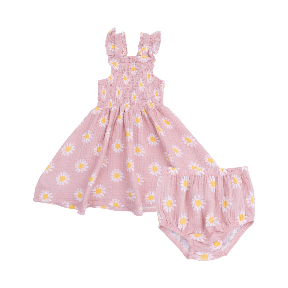Caitlyn's Daisy Smocked Sundress W/Bloomer
