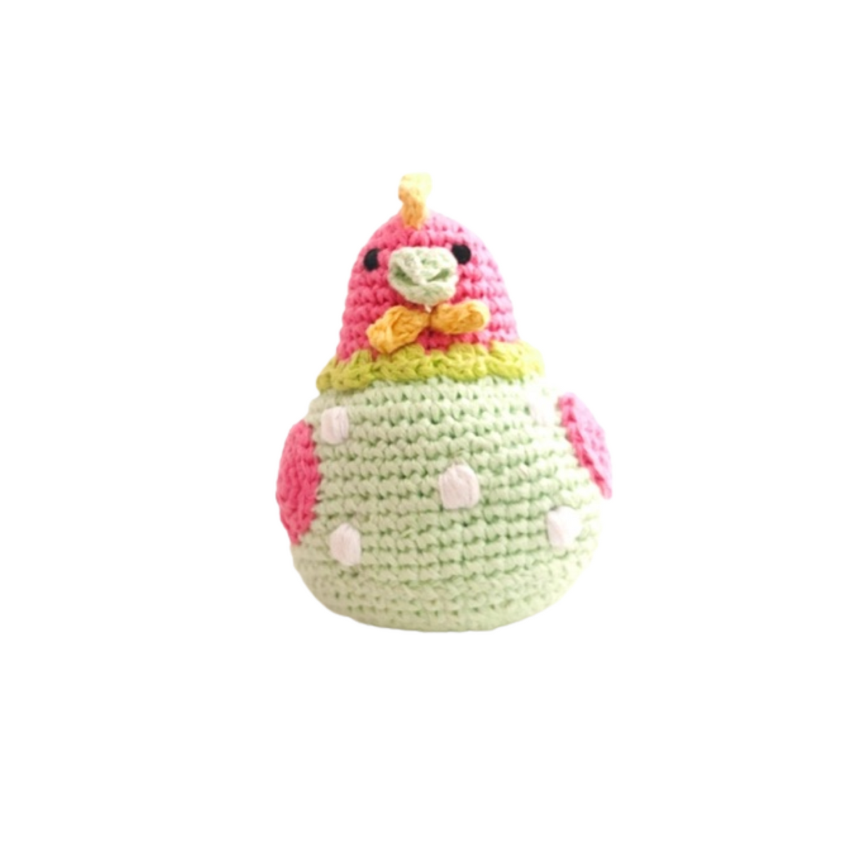 Pistachio Baby Chicken Rattle