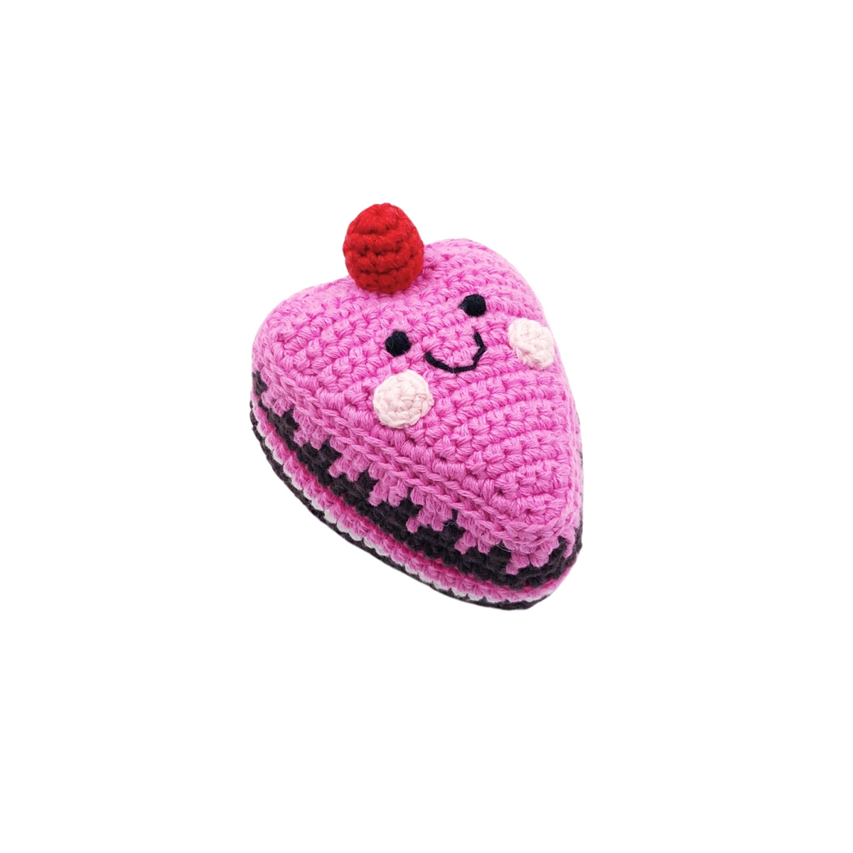 Plush Valentine Cake Toy Rattle