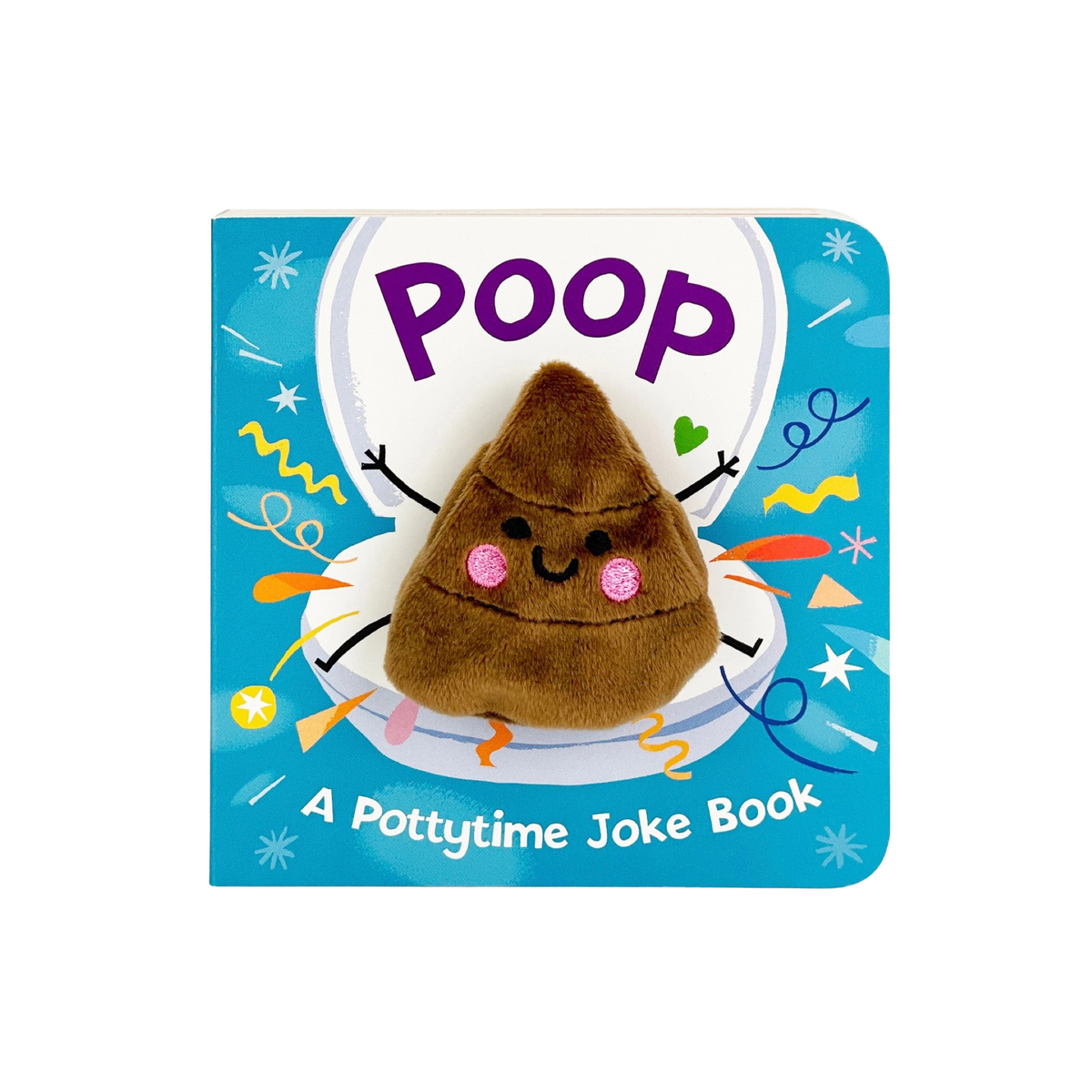 Poop Plush Finger Puppet Board Book