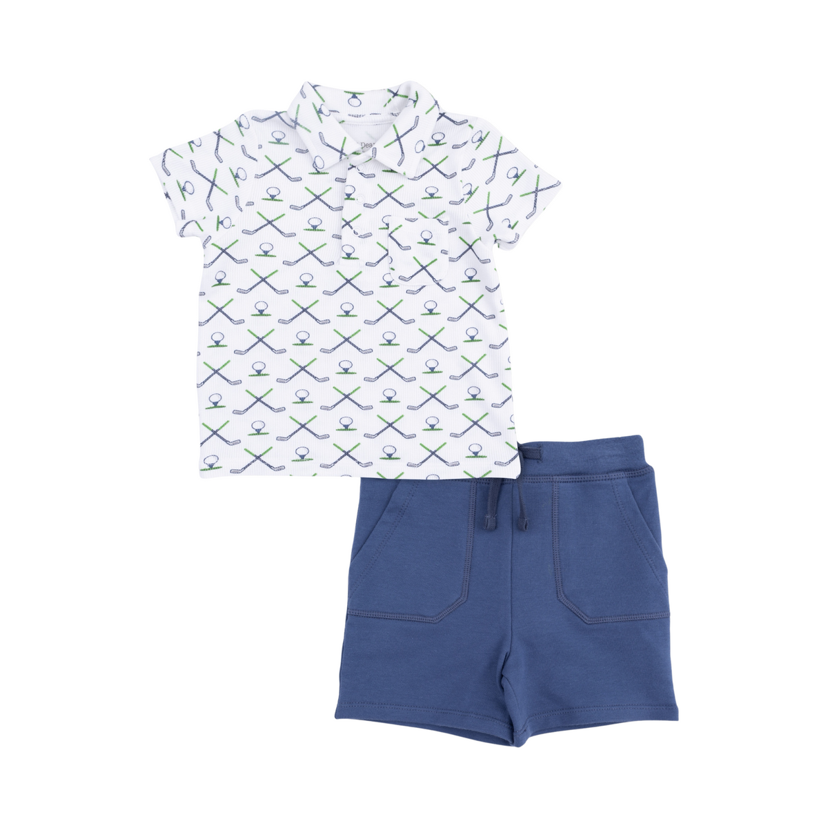Simple Golf Polo And Everyday Shorts