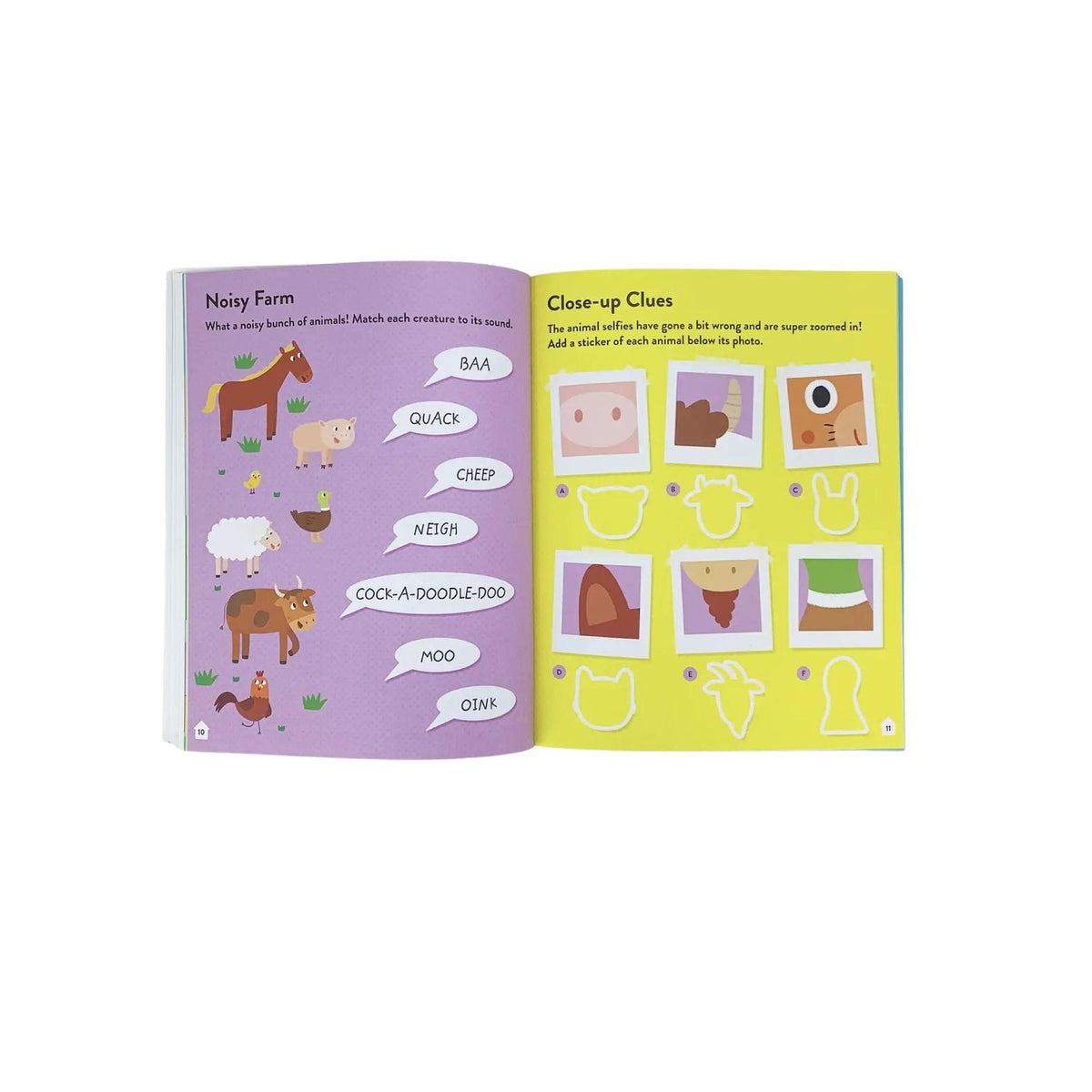 Farmyard Friends Book & Crayon Set