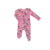 Dream Cottage Ruffle Floral Bamboo Footie